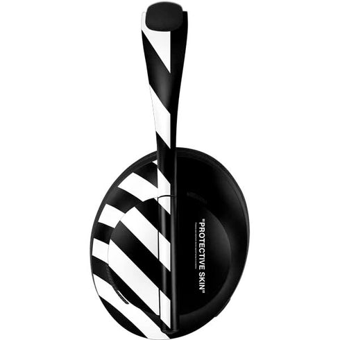 Black and White Stripes Bose Noise Cancelling Headphones 700 Skin