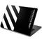 Black and White Stripes Dell Chromebook Skin
