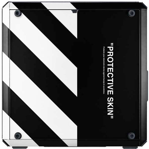 Black and White Stripes Cooler Master MasterBox Q300L Mini Tower Skin