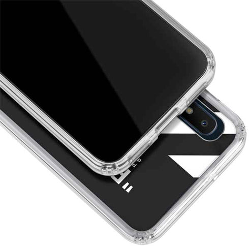 Black and White Stripes Galaxy A10e Clear Case