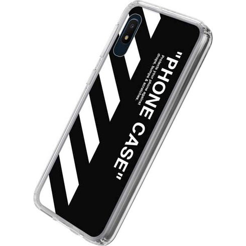 Black and White Stripes Galaxy A10e Clear Case