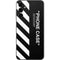 Black and White Stripes Galaxy A14 5G Skin