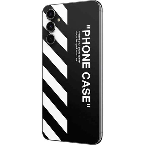 Black and White Stripes Galaxy A14 5G Skin