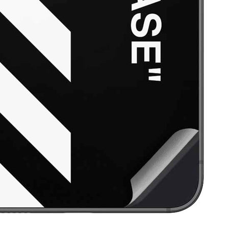 Black and White Stripes Galaxy A14 5G Skin