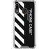 Black and White Stripes Galaxy A30 Clear Case
