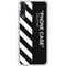 Black and White Stripes Galaxy A50 Clear Case