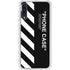 Black and White Stripes Galaxy A50 Clear Case