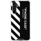 Black and White Stripes Galaxy A54 5G Clear Case