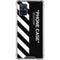 Black and White Stripes Galaxy A71 5G Clear Case