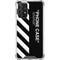 Black and White Stripes Galaxy A72 5G Clear Case