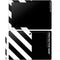 Black and White Stripes Galaxy Book 12in Skin