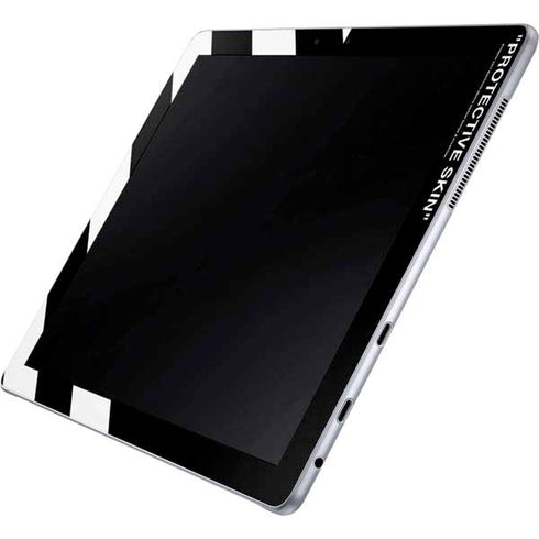 Black and White Stripes Galaxy Book 12in Skin