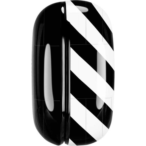 Black and White Stripes Galaxy Buds Pro Skin
