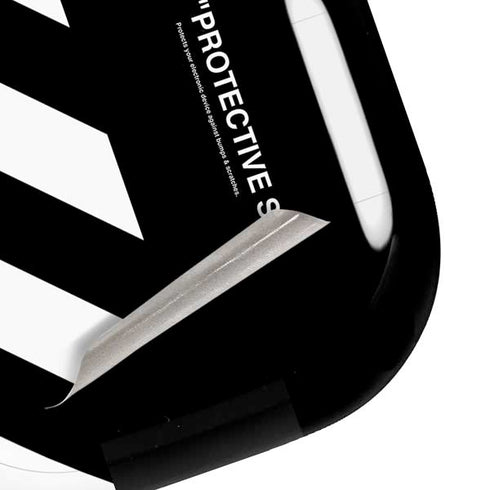 Black and White Stripes Galaxy Buds Pro Skin