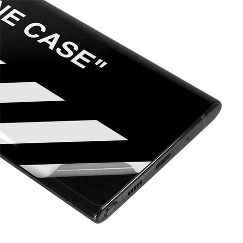 Black and White Stripes Galaxy Note 10 Skin