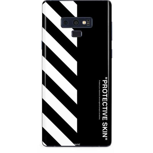 Black and White Stripes Galaxy Note 9 Skin