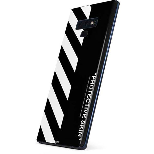 Black and White Stripes Galaxy Note 9 Skin