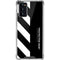 Black and White Stripes Galaxy Note20 5G Clear Case