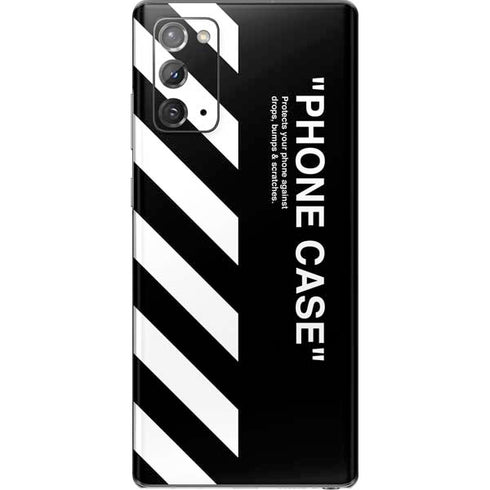 Black and White Stripes Galaxy Note20 5G Skin