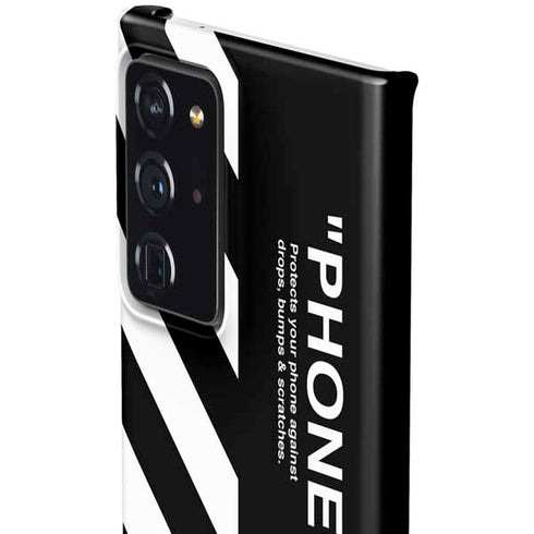 Black and White Stripes Galaxy Note20 Ultra 5G Lite Case