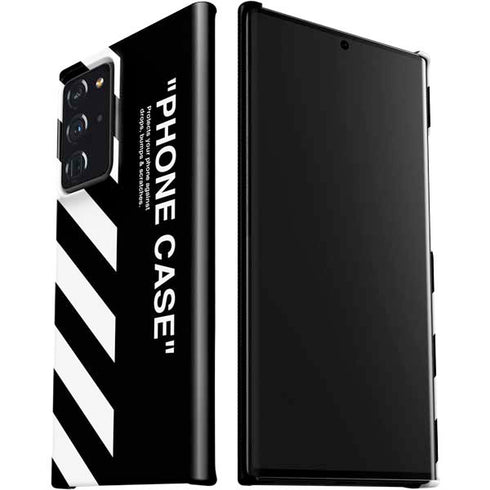 Black and White Stripes Galaxy Note20 Ultra 5G Lite Case