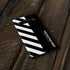 Black and White Stripes Galaxy S10 Skin