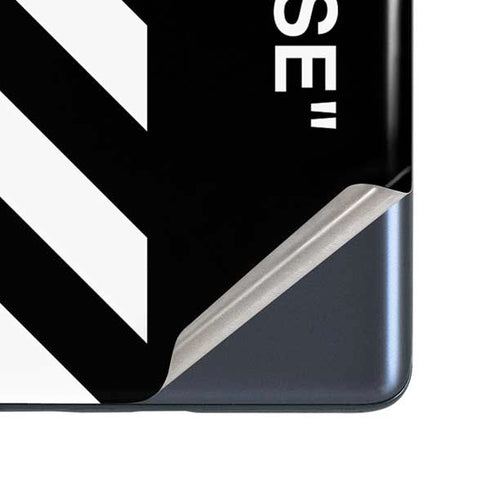 Black and White Stripes Galaxy S20 Fan Edition Skin