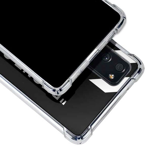 Black and White Stripes Galaxy S20 FE Clear Case