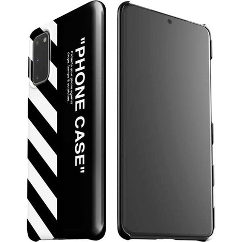 Black and White Stripes Galaxy S20 Lite Case