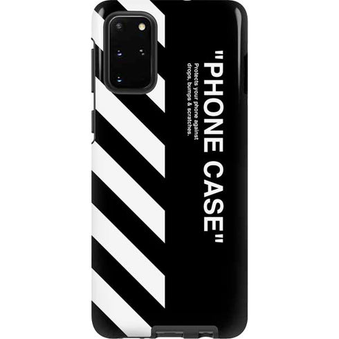 Black and White Stripes Galaxy S20 Plus Pro Case