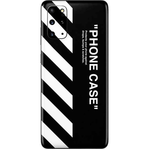 Black and White Stripes Galaxy S20 Plus Skin