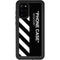 Black and White Stripes Galaxy S20 Plus Waterproof Case