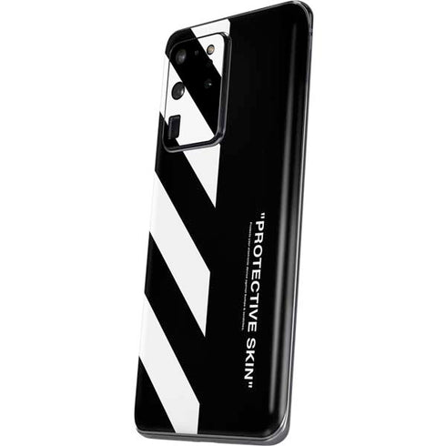 Black and White Stripes Galaxy S20 Ultra 5G Skin