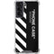 Black and White Stripes Galaxy S21 5G Clear Case