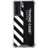 Black and White Stripes Galaxy S21 5G Clear Case