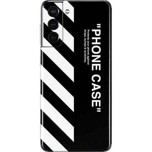Black and White Stripes Galaxy S21 5G Skin
