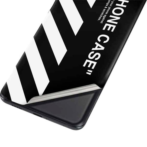 Black and White Stripes Galaxy S21 5G Skin