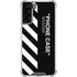 Black and White Stripes Galaxy S21 FE Clear Case
