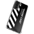 Black and White Stripes Galaxy S21 FE Clear Case