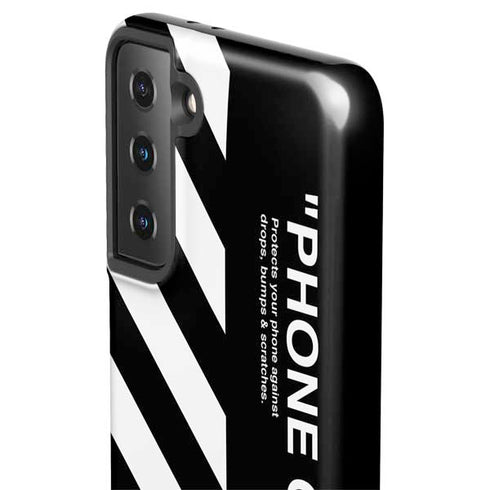 Black and White Stripes Galaxy S21 Plus 5G Pro Case