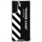 Black and White Stripes Galaxy S22 Plus Clear Case