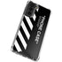 Black and White Stripes Galaxy S22 Plus Clear Case