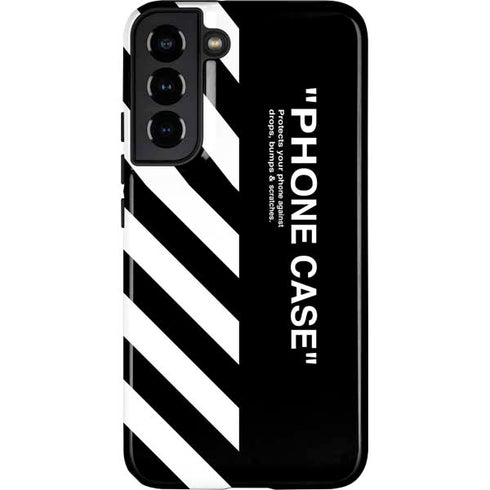 Black and White Stripes Galaxy S22 Plus Pro Case
