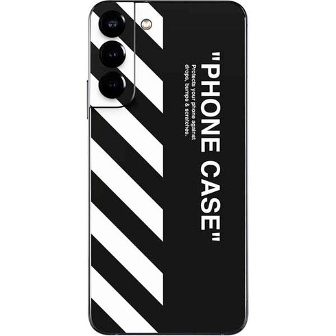 Black and White Stripes Galaxy S22 Plus Skin