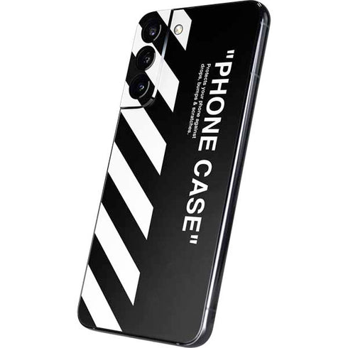 Black and White Stripes Galaxy S22 Plus Skin