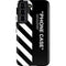 Black and White Stripes Galaxy S22 Pro Case
