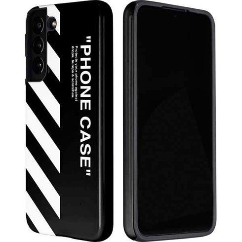 Black and White Stripes Galaxy S22 Pro Case