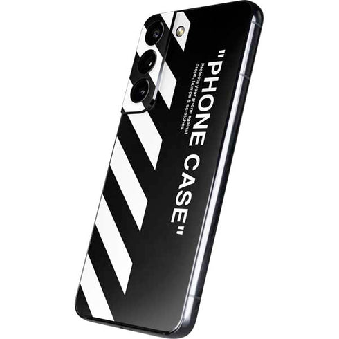 Black and White Stripes Galaxy S22 Skin