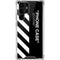 Black and White Stripes Galaxy S22 Ultra Clear Case