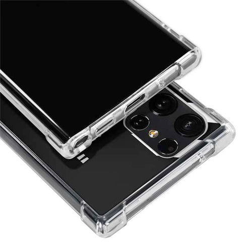 Black and White Stripes Galaxy S22 Ultra Clear Case